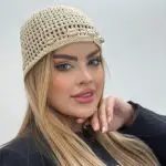 سربند قلاب بافی صدف – شیری