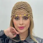سربند قلاب بافی طرح توری