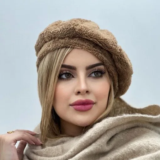 برت تدی نیلین نسکافه ای کلاه برت تدی نیلین