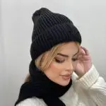 کلاه بافت زاپ دار