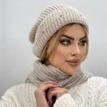 کلاه بافت زاپ دار