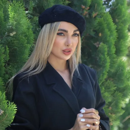 کلاه برت نمدی مشکی کلاه برت نمدی