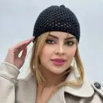 کلاه قلاب بافی پروانه
