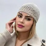 کلاه قلاب بافی پروانه