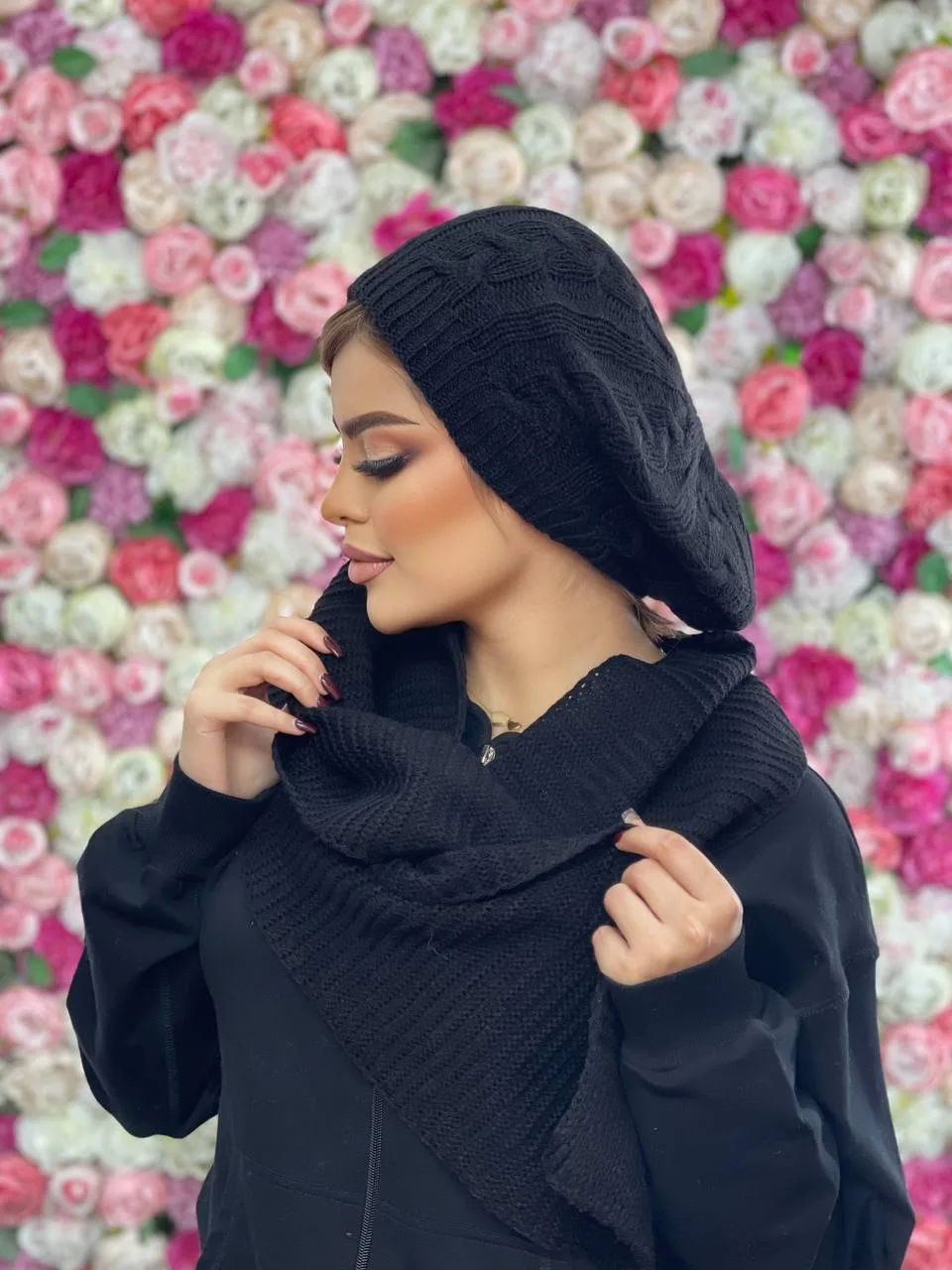 IMG_20241219_210255_312 شال و کلاه بافت حصیری