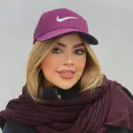 کلاه بیسبالی کتان بادمجانی