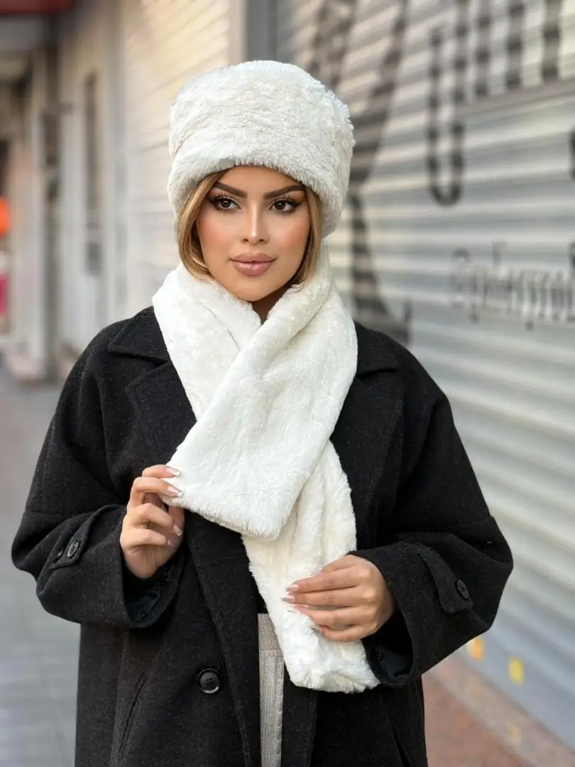 IMG-20250112-WA0004 ست کلاه و شال روسی وارداتی
