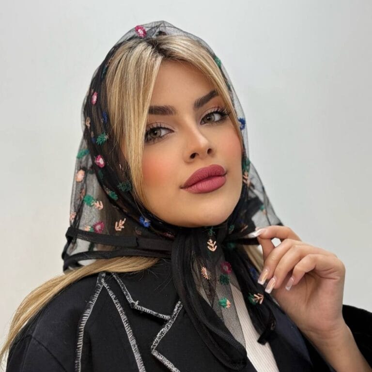 مینی اسکارف گل گلی