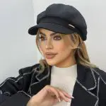 کلاه ۸ترک وارداتی کتان ساده
