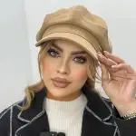 کلاه ۸ترک وارداتی کتان ساده