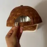 کلاه بیسبالی بچگانه طرح گوچی با گلدوزی خرس