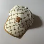 کلاه بیسبالی بچگانه طرح گوچی با گلدوزی خرس