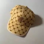 کلاه بیسبالی بچگانه طرح گوچی با گلدوزی خرس
