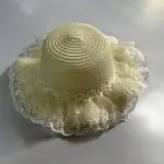 کلاه ساحلی بچگانه حاشیه گل بابونه