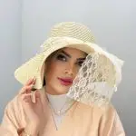 کلاه ساحلی مرواریددار پاپیون گیپور