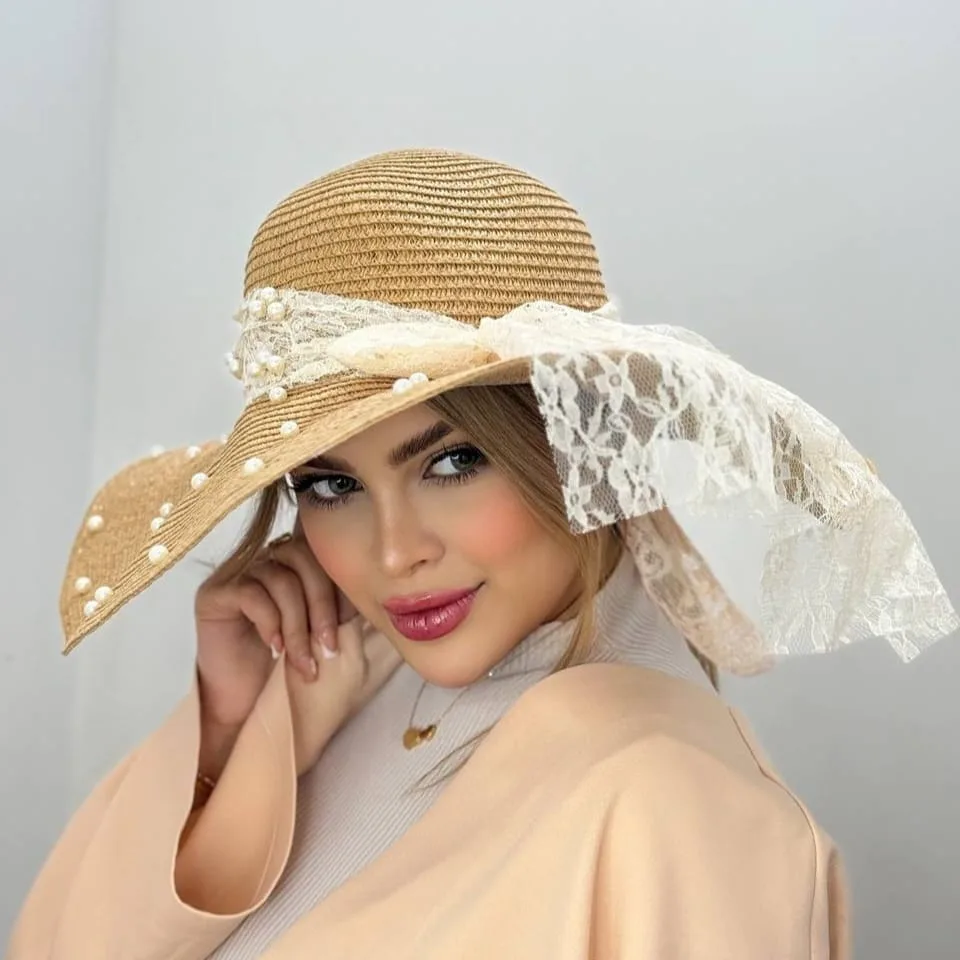 IMG_20250309_225708 کلاه ساحلی مرواریددار پاپیون گیپور
