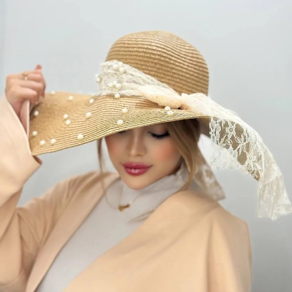 IMG_20250309_225716 کلاه ساحلی مرواریددار پاپیون گیپور