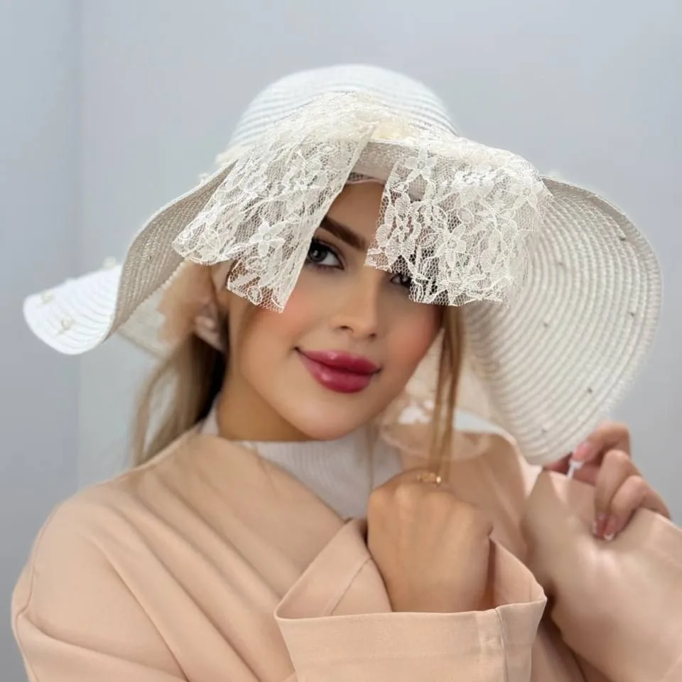 IMG_20250309_225733 کلاه ساحلی مرواریددار پاپیون گیپور