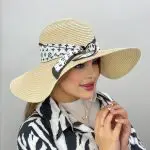 کلاه ساحلی پاپیون lv
