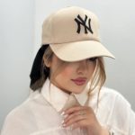 کلاه بیسبالی کتان گلدوزی NY