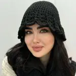 کلاه باکت دست بافت فانتزی