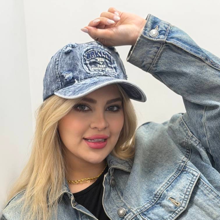 کلاه بیسبالی جین زاپدار BRKLYN