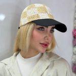 خرید کلاه بیسبالی شطرنجی ساحلی