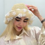 راهنمای خرید کلاه باکت رافیا شکوفه بزرگ