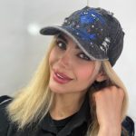 خرید کلاه بیسبالی جین آبرنگی بز