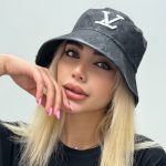 خرید کلاه باکت دو رو لویی ویتون گلدوزی دار