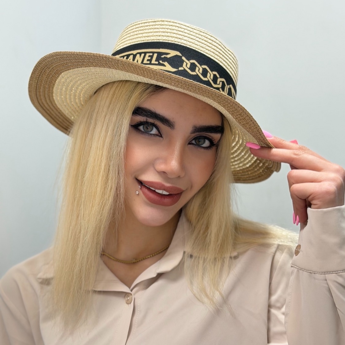IMG_20260516_115818 قیمت کلاه فدورا ساحلی دو رنگ شنل