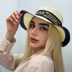 خرید کلاه فدورا ساحلی دو رنگ شنل