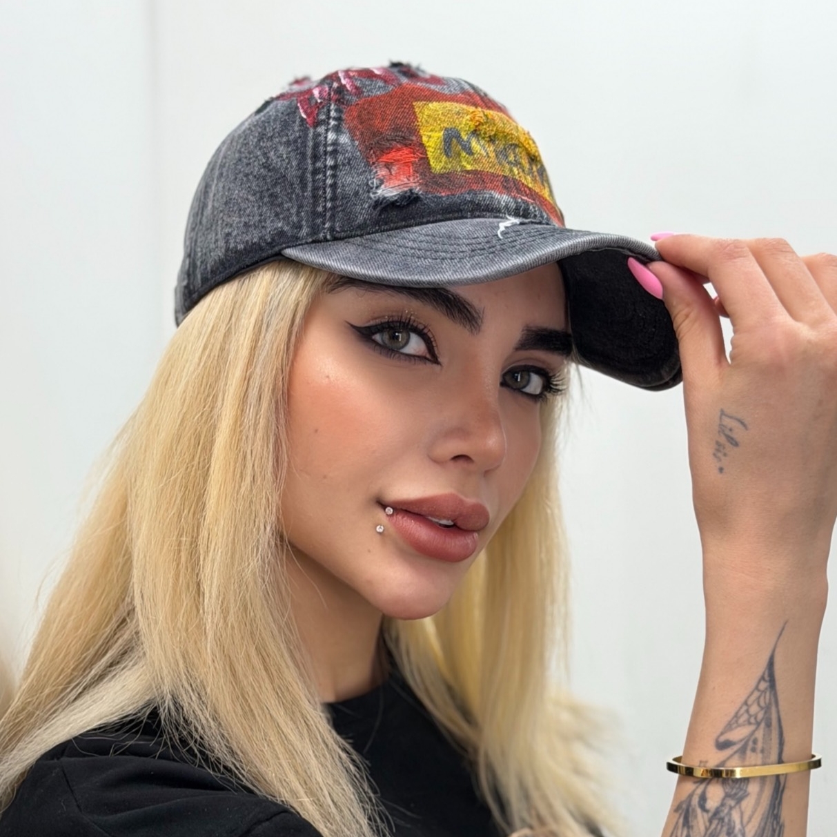 IMG_20260517_125318 کلاه بیسبالی جین آبرنگی Miami