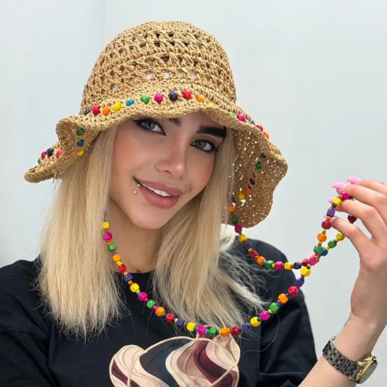 کلاه ساحلی رافیا اسمارتیز