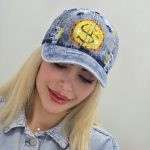 خرید کلاه بیسبالی جین آبرنگی $