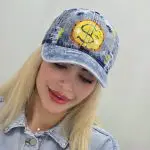 خرید کلاه بیسبالی جین آبرنگی $