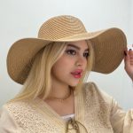 خرید کلاه ساحلی ساده ۵۰ سانت