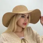 خرید کلاه ساحلی ساده ۵۰ سانت