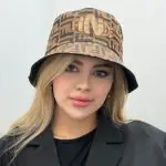 خرید کلاه باکت دو رو فندی کارتونی