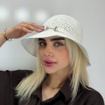 قیمت کلاه رافیا دور حصیری