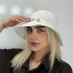 قیمت کلاه رافیا دور حصیری
