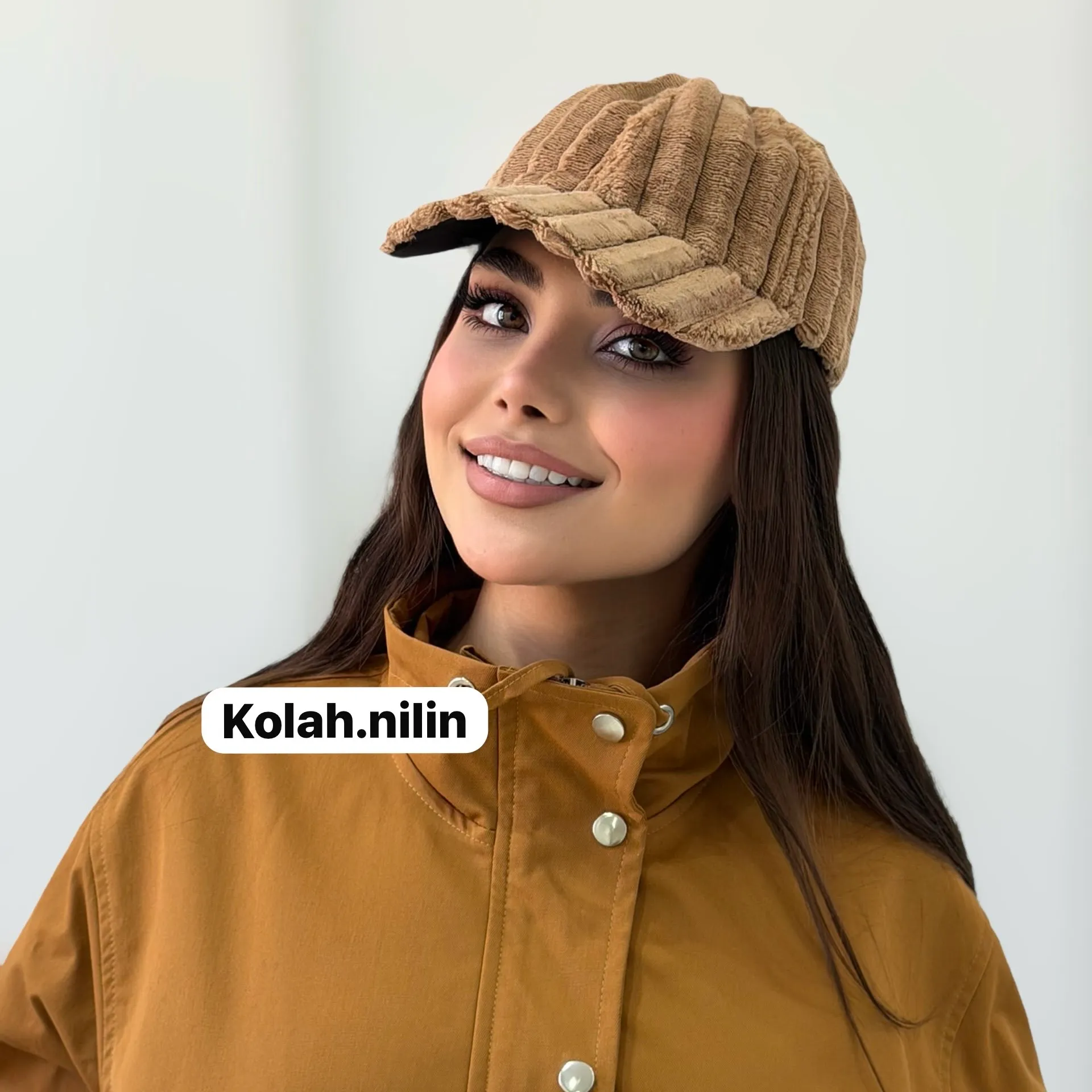 کلاه بیسبالی مخمل کبریتی