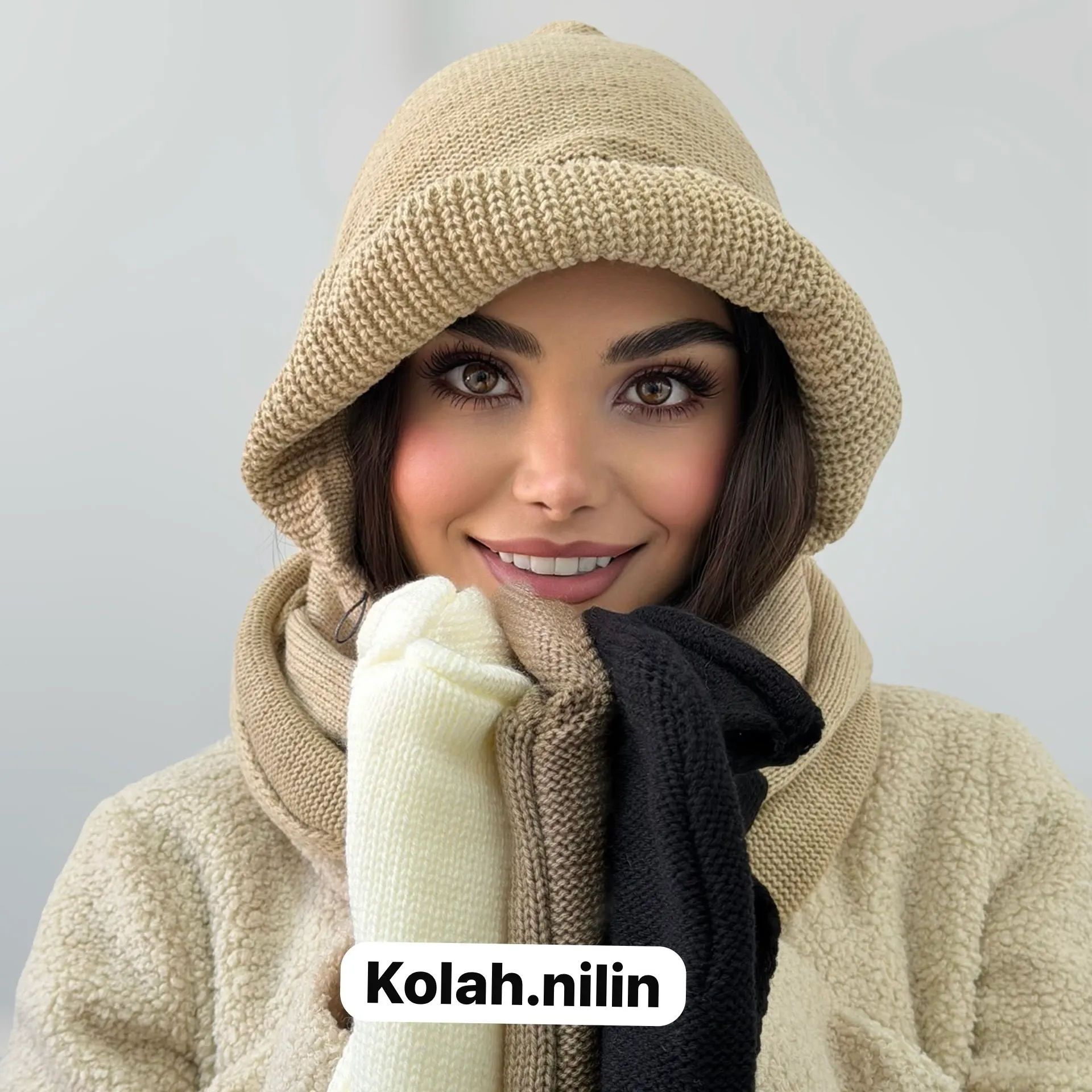 شال کلاهی سنجاقی اقتصادی