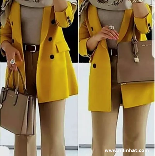 ست کردن شال زنانه با مانتو