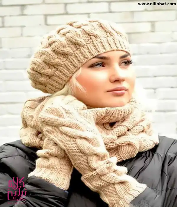 انواع مدل شال و کلاه زنانه ترند